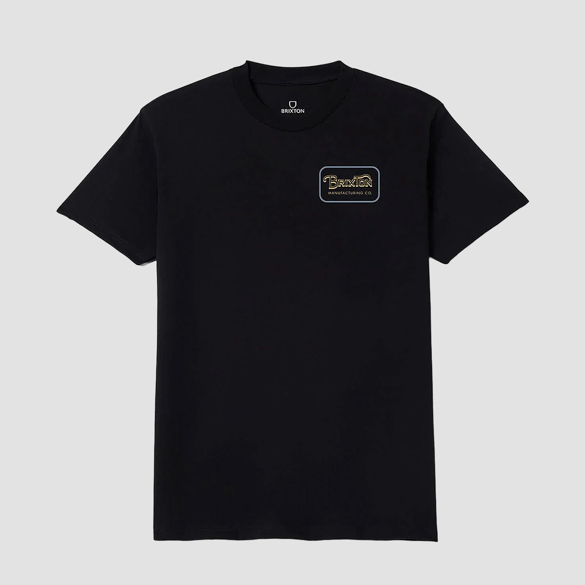 Brixton Grade T-Shirt Black/Sunset/Grey Blue