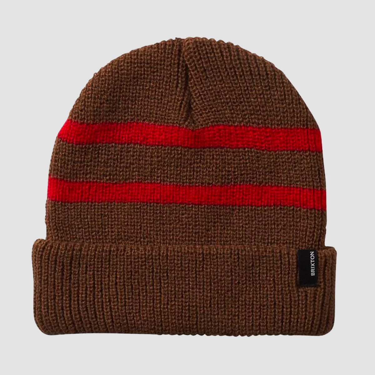 Brixton Heist Beanie Desert Palm/Mars Red