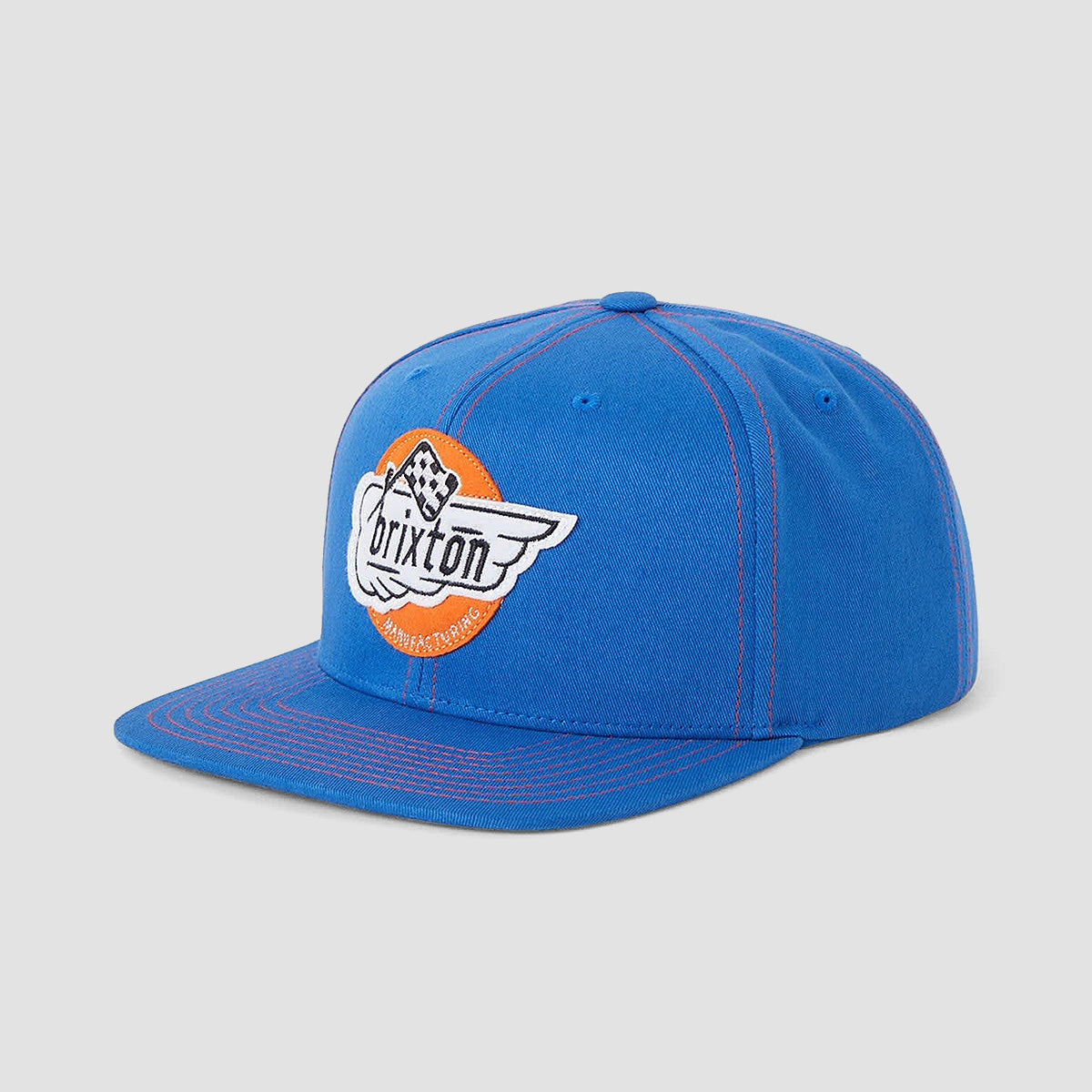 Brixton Heyward Snapback Cap Electric Indigo