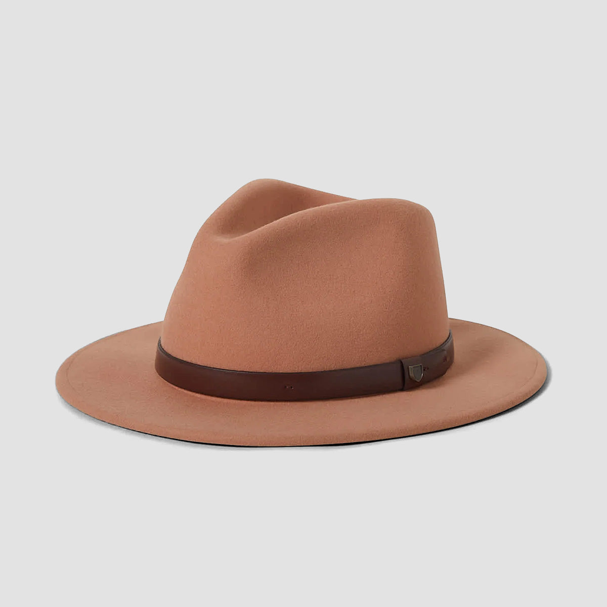 Brixton Messer Fedora Hat Italian Clay