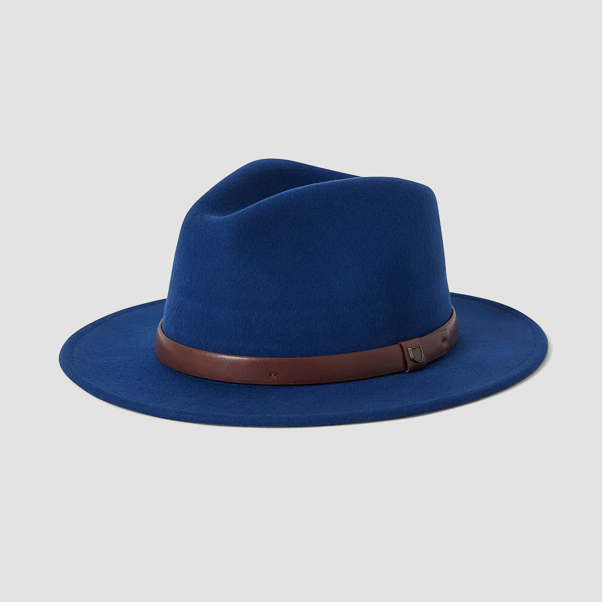 Brixton Messer Fedora Hat Midnight Blue/Pinecone