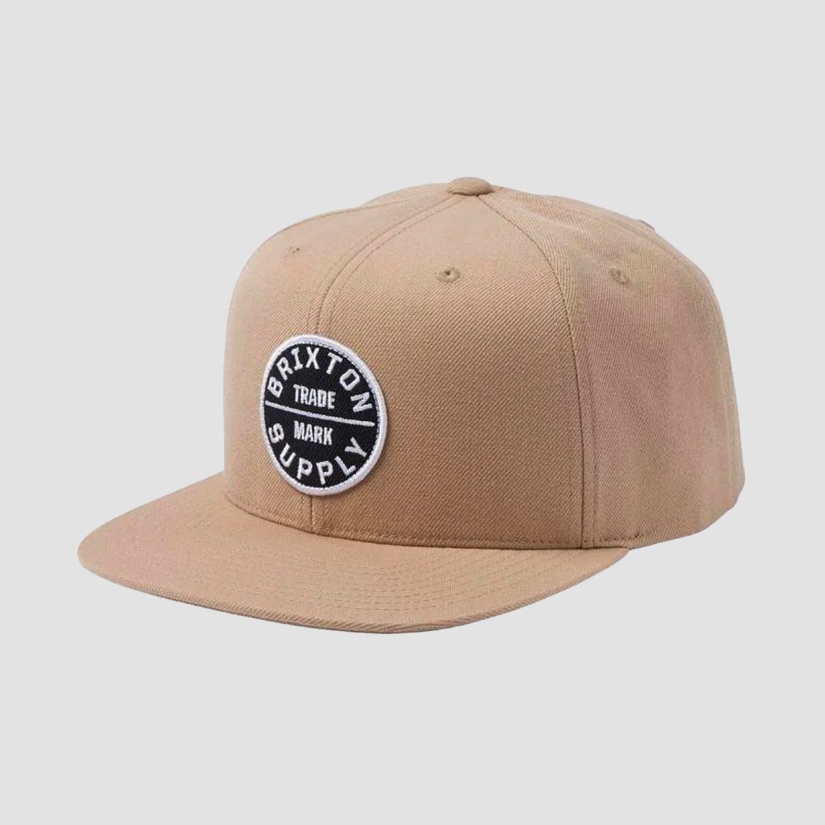 Brixton Oath III Snapback Cap Sand