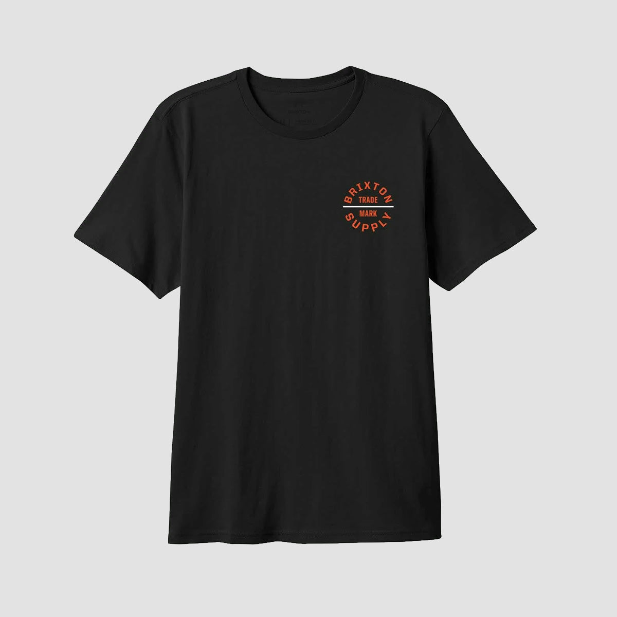 Brixton Oath V T-Shirt Black /Olive Surplus/White