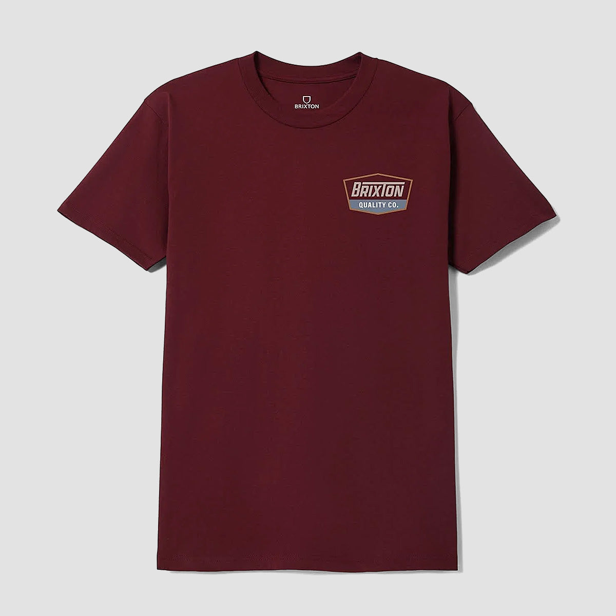 Brixton Regal T-Shirt Burgundy/Tobacco
