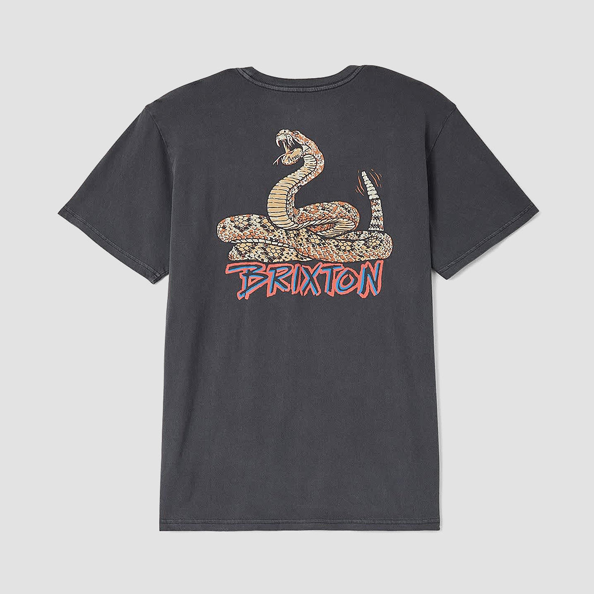 Brixton Rockton T-Shirt Black Worn Wash