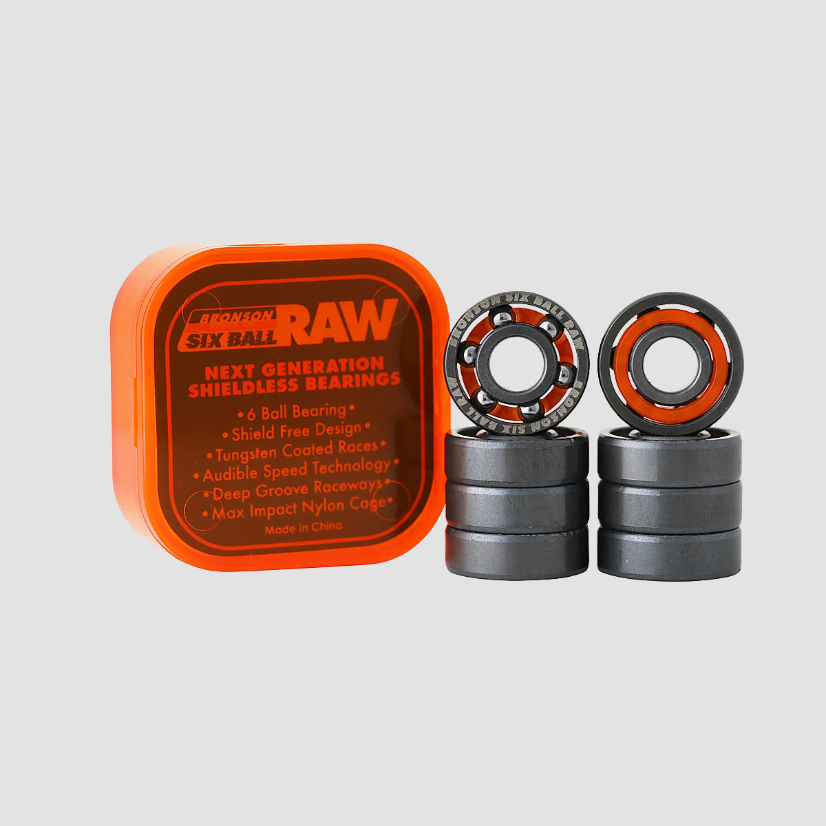 BRONSON ベアリング 6-BALL RAW BEARING Bronson 6 Ball RAW Bearings