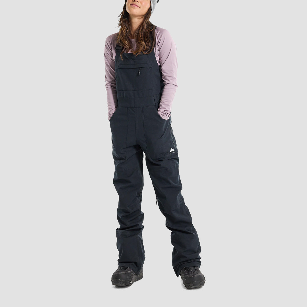 Burton Avalon 2L Stretch Snow Bib Pants True Black - Womens