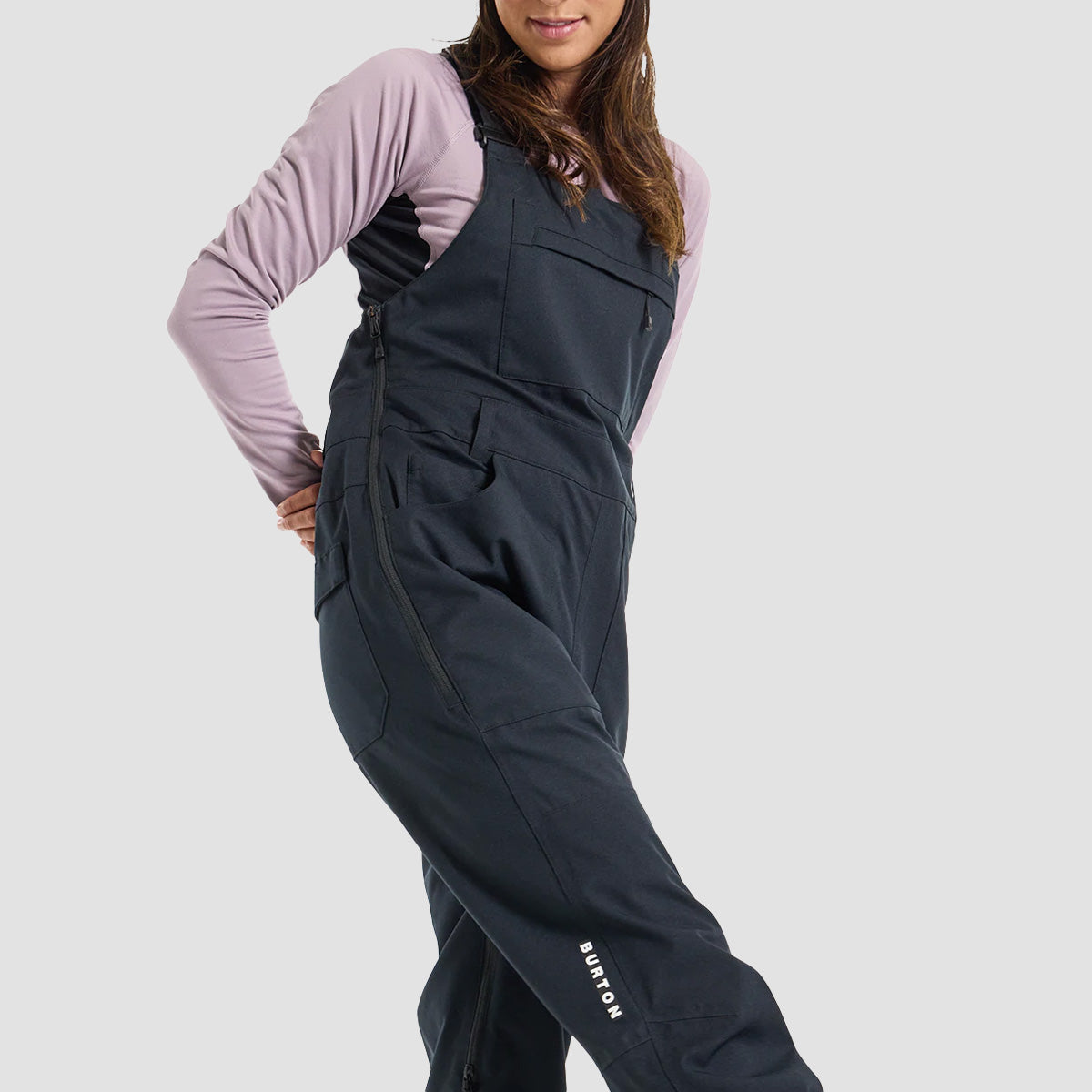 Burton Avalon 2L Stretch Snow Bib Pants True Black - Womens