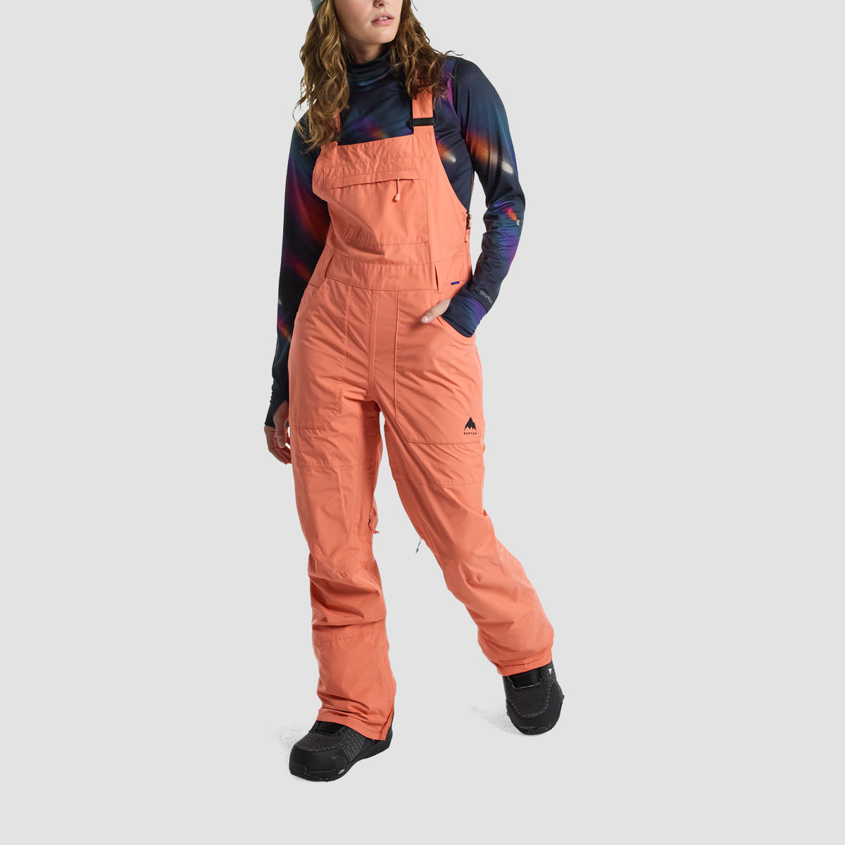 Burton Avalon GORE-TEX 2L Snow Bib Pants Peach Echo - Womens
