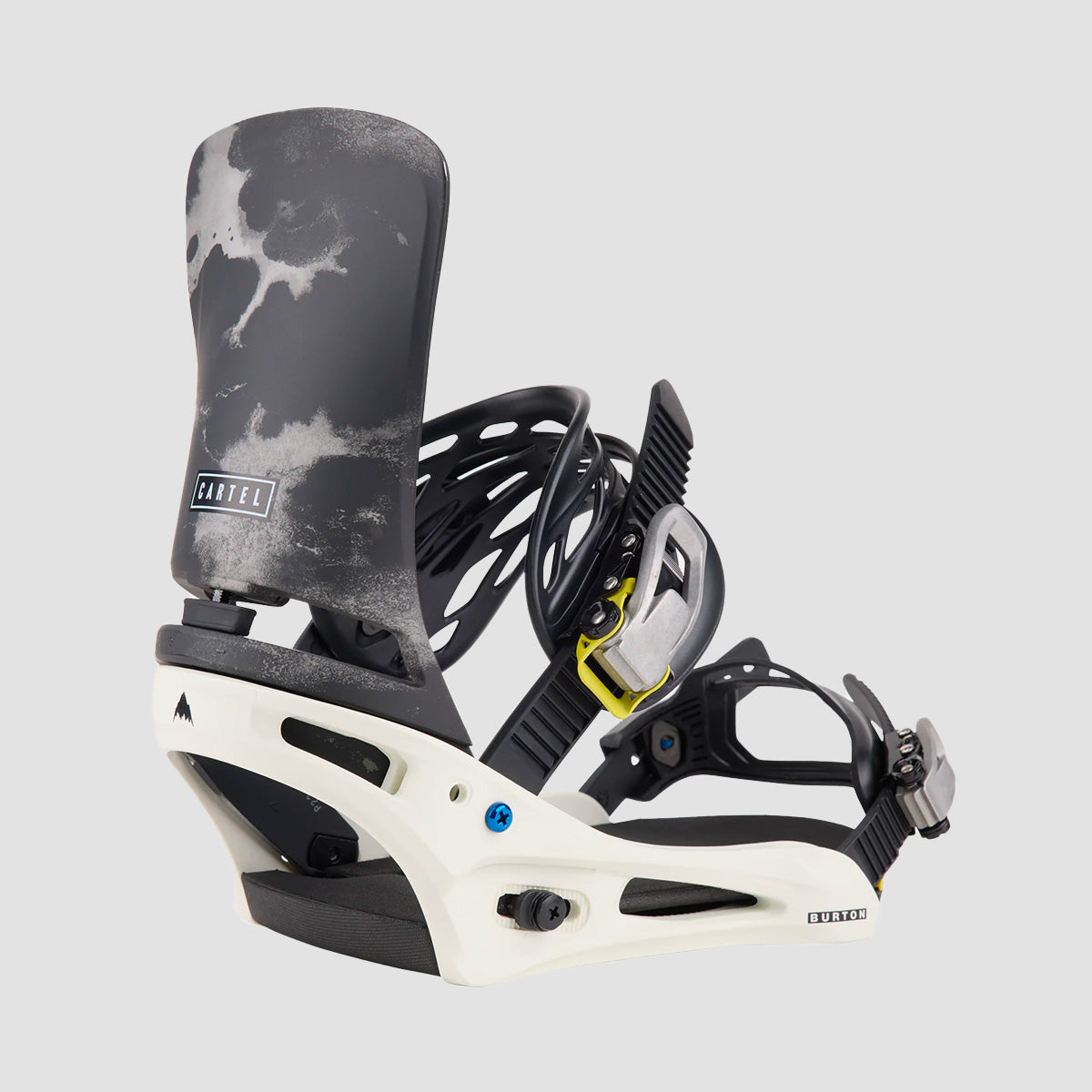 Burton Cartel Re Flex Snowboard Bindings White Graphic