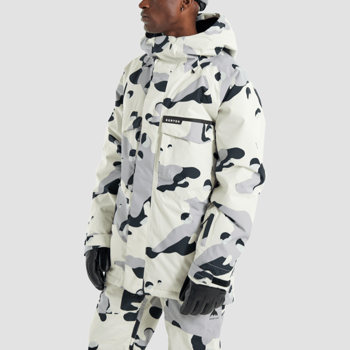 Burton camo cheap snowboard jacket