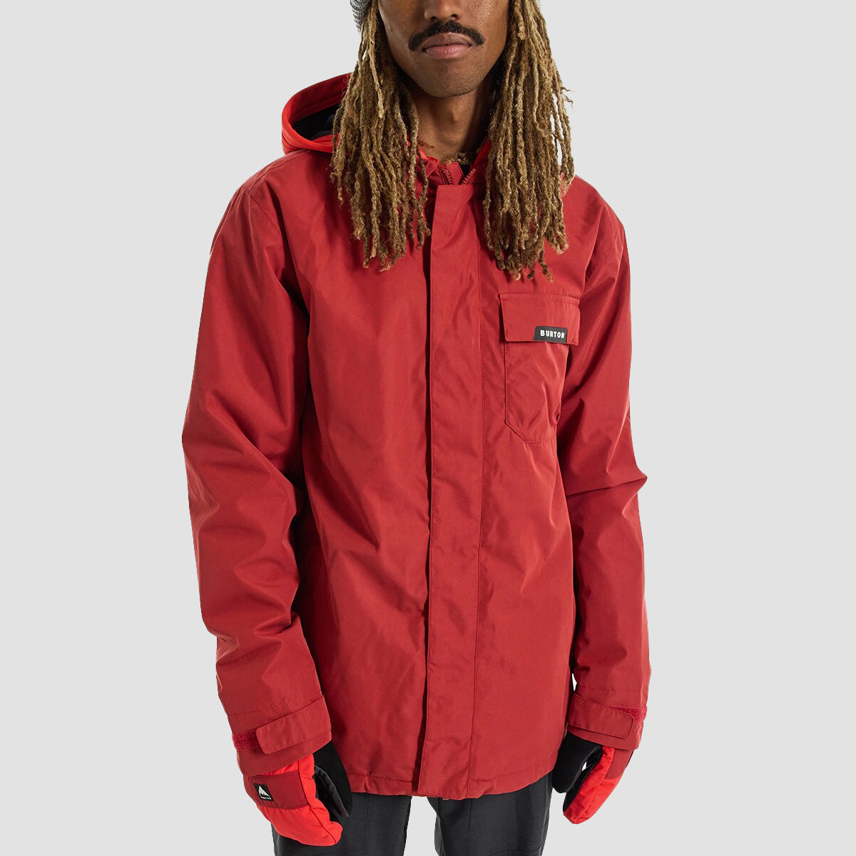 Black and red snowboard jacket hotsell