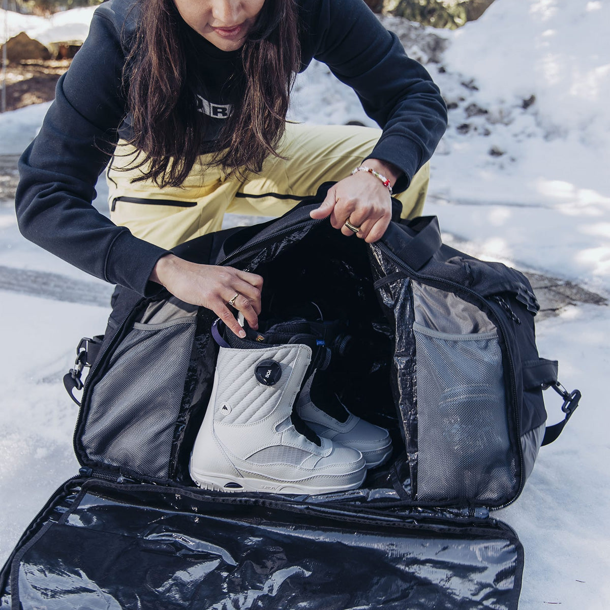 Burton Flight Attendant 90L Duffel Bag True Black