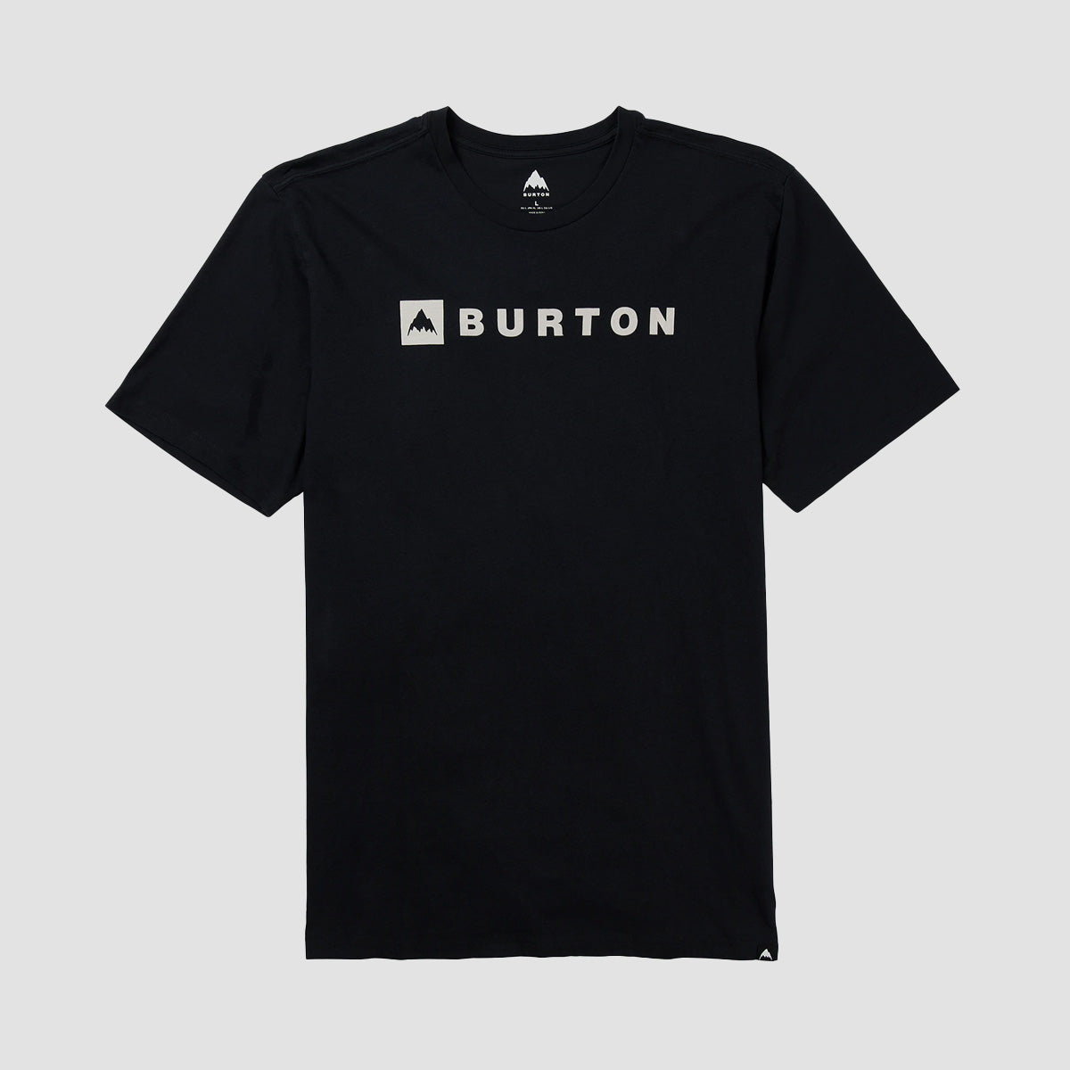 Burton Horizontal Mountain T-Shirt True Black