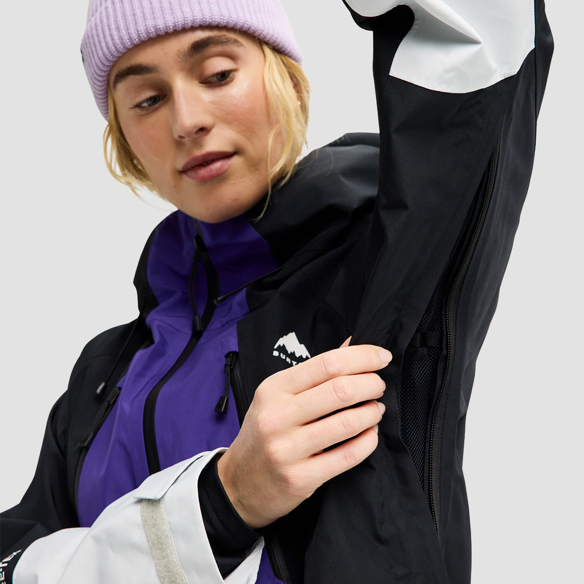 Burton Reserve GORE-TEX 2L Snow Jacket Prism Violet/True Black/Grey Cloud - Womens