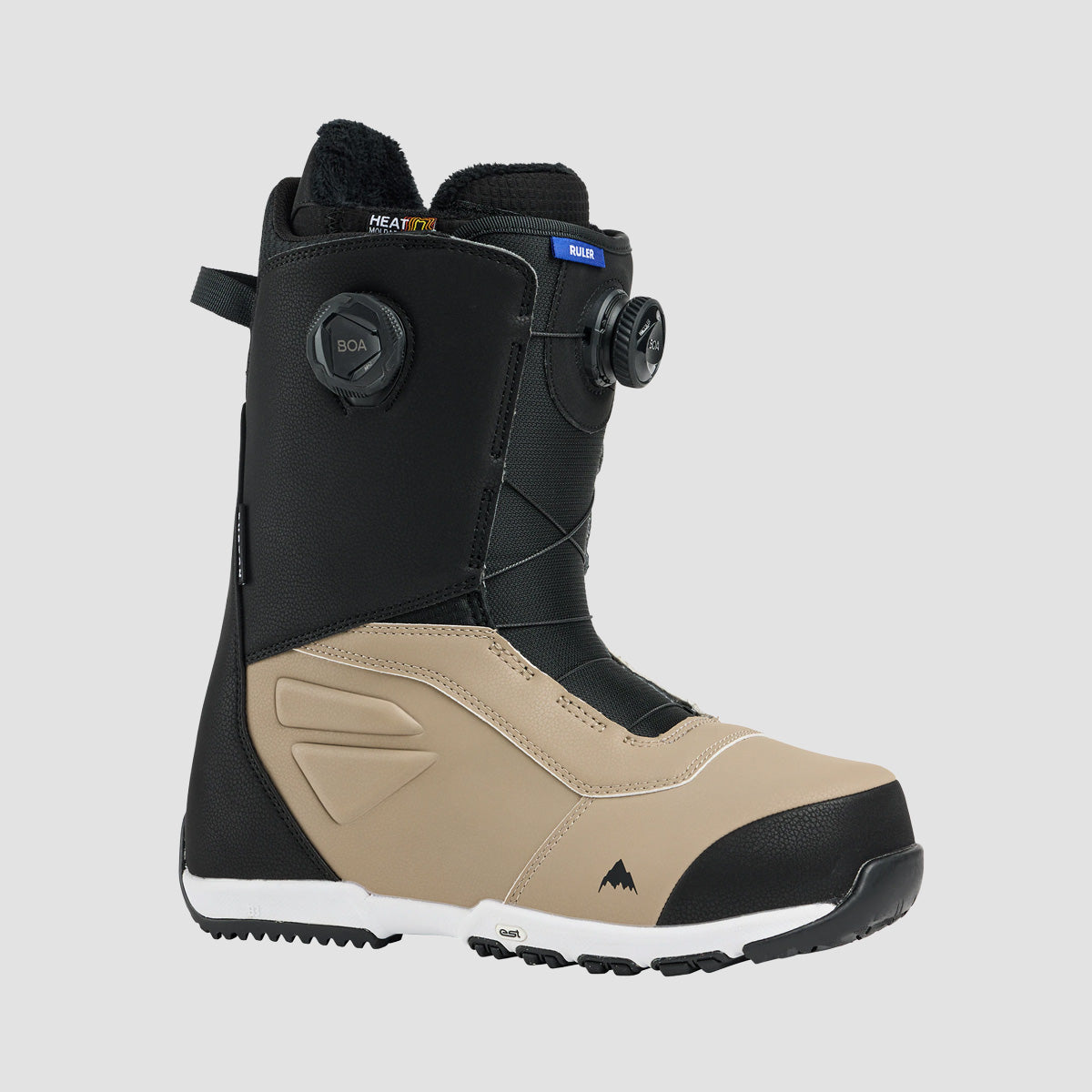 Burton Ruler BOA Snowboard Boots Black/Summit Taupe
