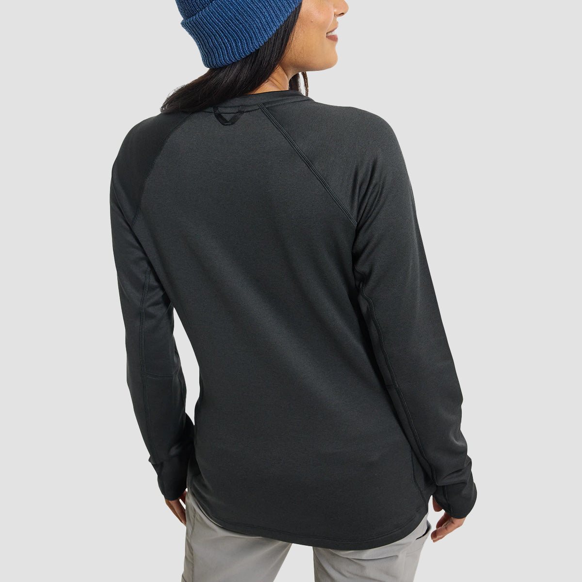 Burton Stockrun Crewneck Sweatshirt True Black - Womens