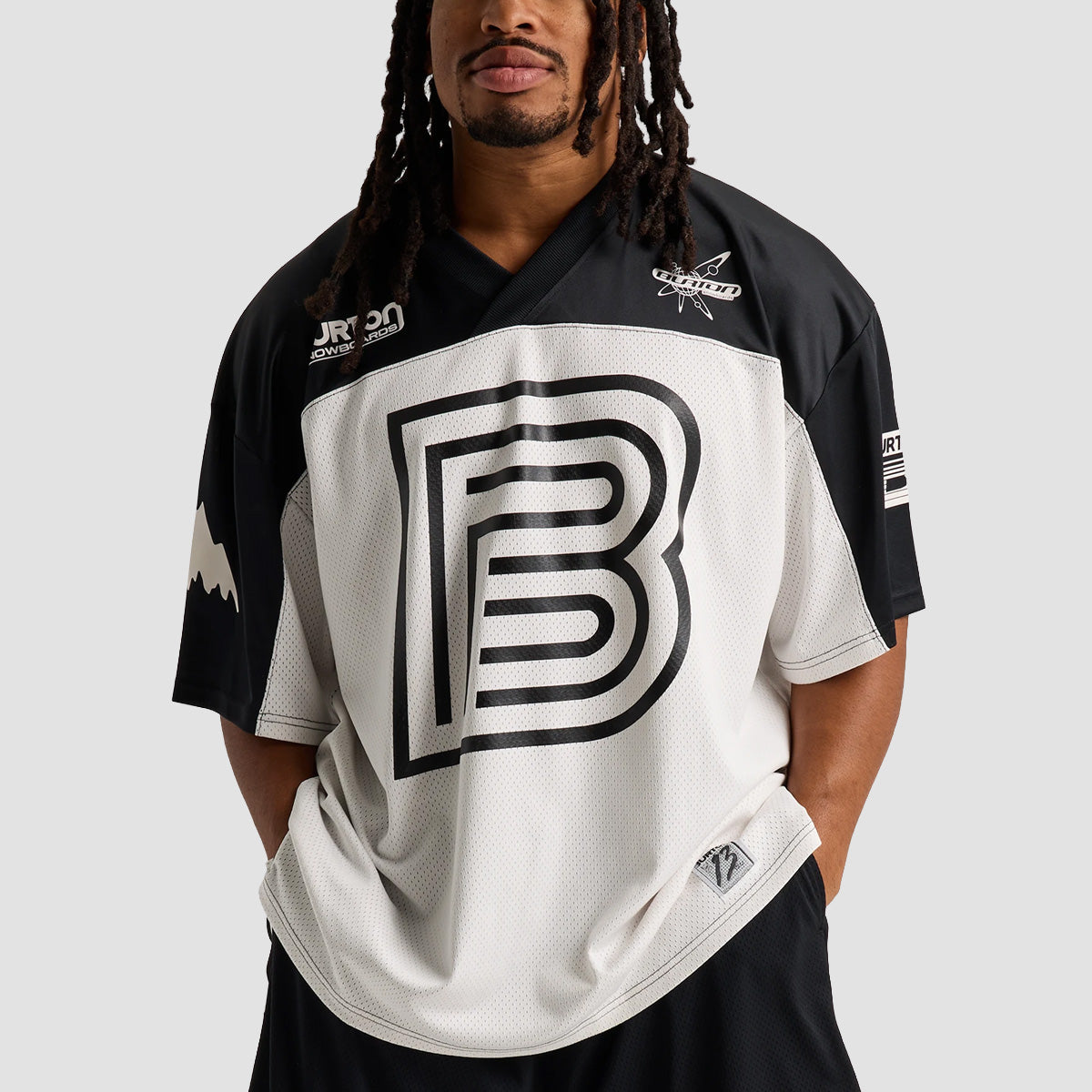 Burton X Zeb Powell Jersey T-Shirt Stout White/True Black