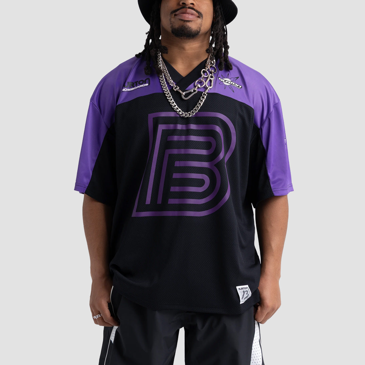Burton X Zeb Powell Jersey T-Shirt True Black/Planet Purple