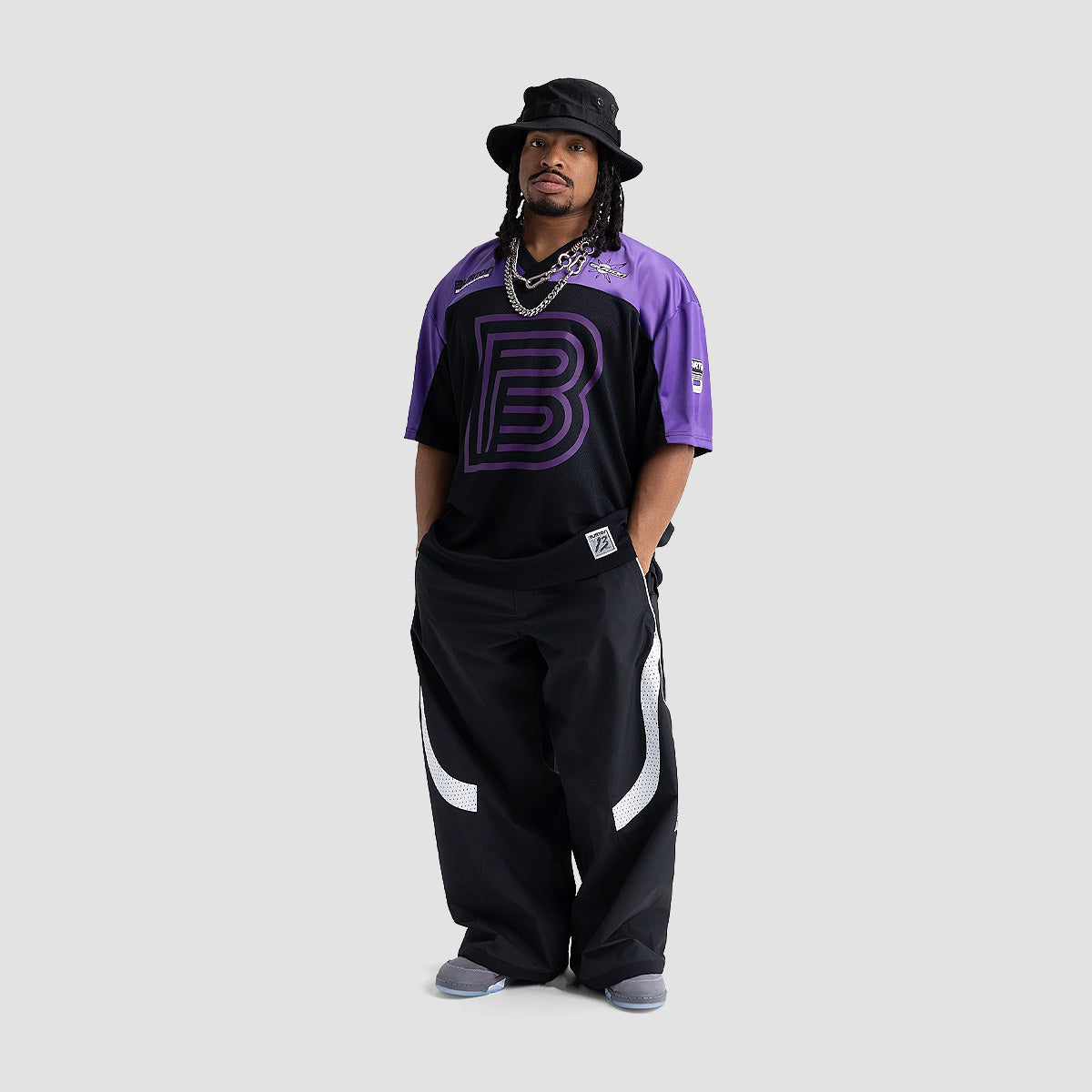 Burton X Zeb Powell Jersey T-Shirt True Black/Planet Purple