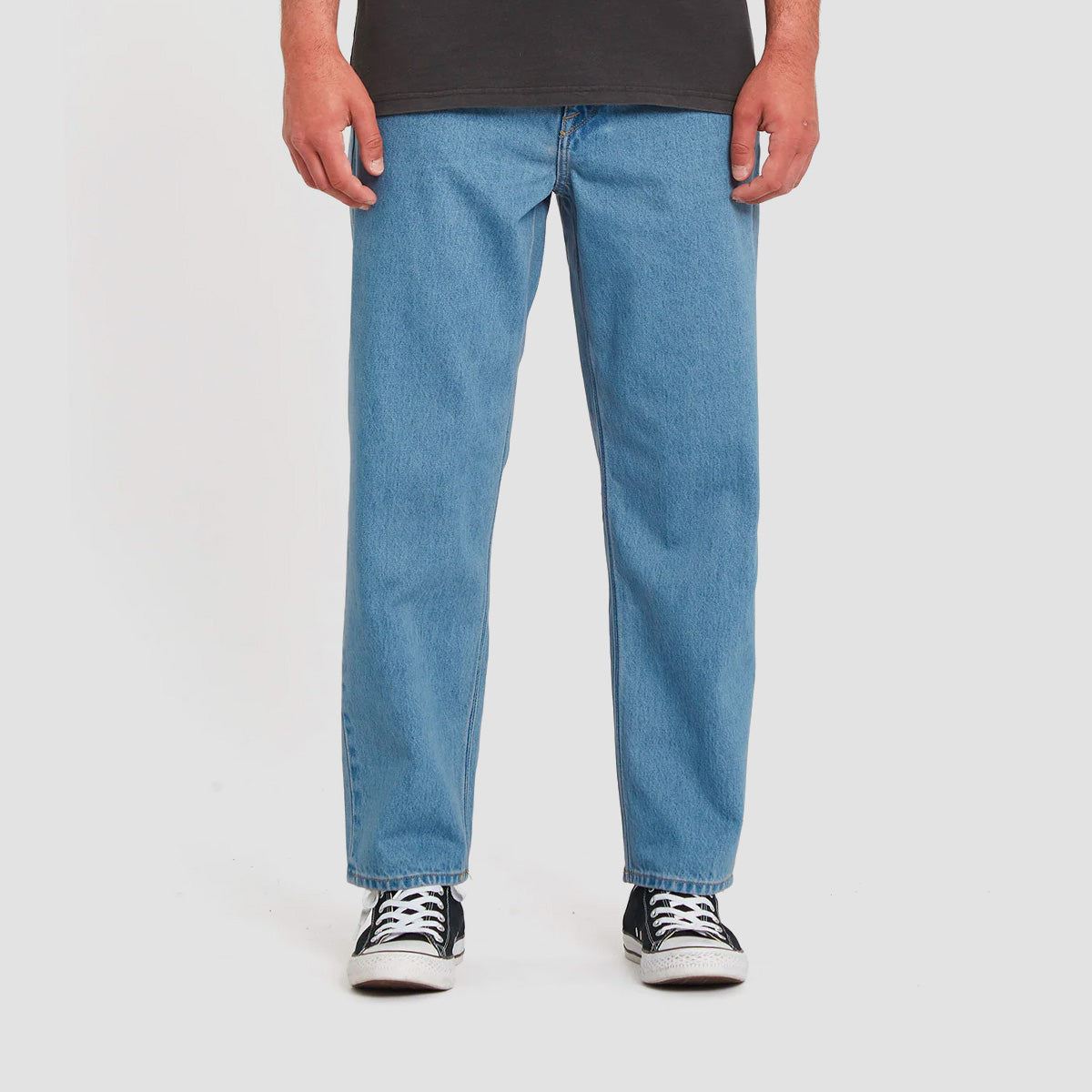 Volcom Modown Tapered Relaxed Fit Jeans Blue