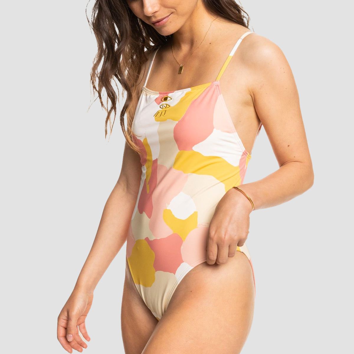 Billabong Madi Square One-Piece Swimsuit Camo - Womens