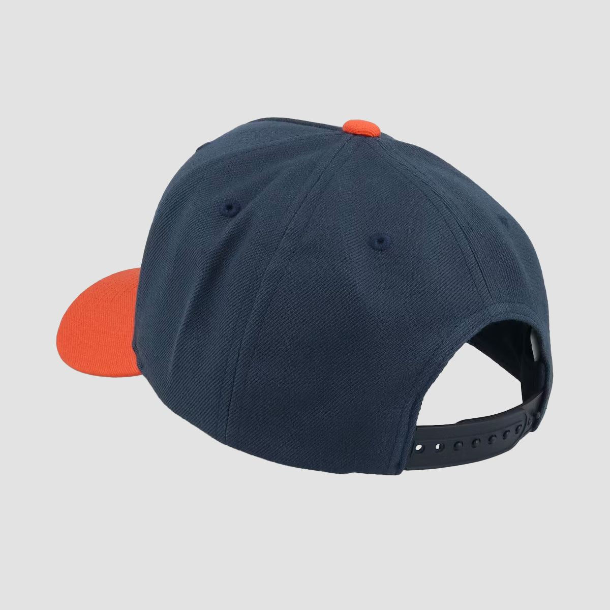 Brixton Crest C MP Snapback Cap Navy/Orange