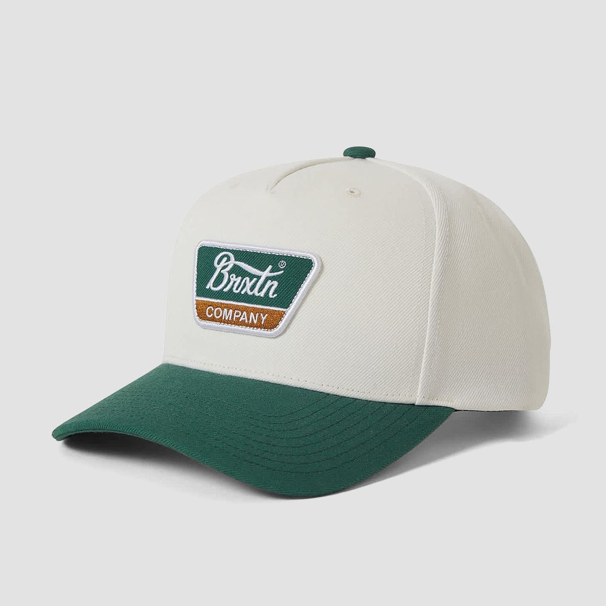 Brixton Linwood C Netplus MP Snapback Cap Off White/Primal Green