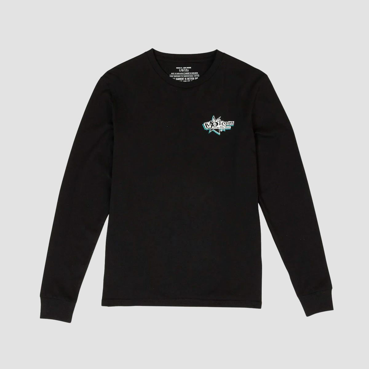 Volcom Ent LP Longsleeve T-Shirt Black - Kids