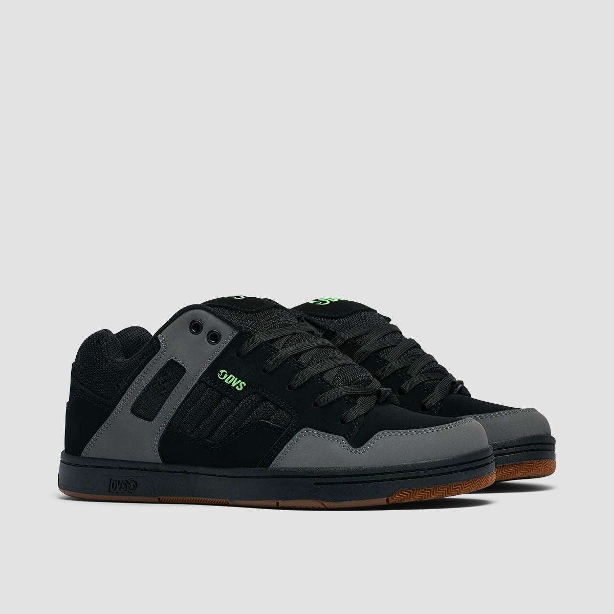 DVS Enduro 125 Shoes - Charcoal/Black/Lime Nubuck
