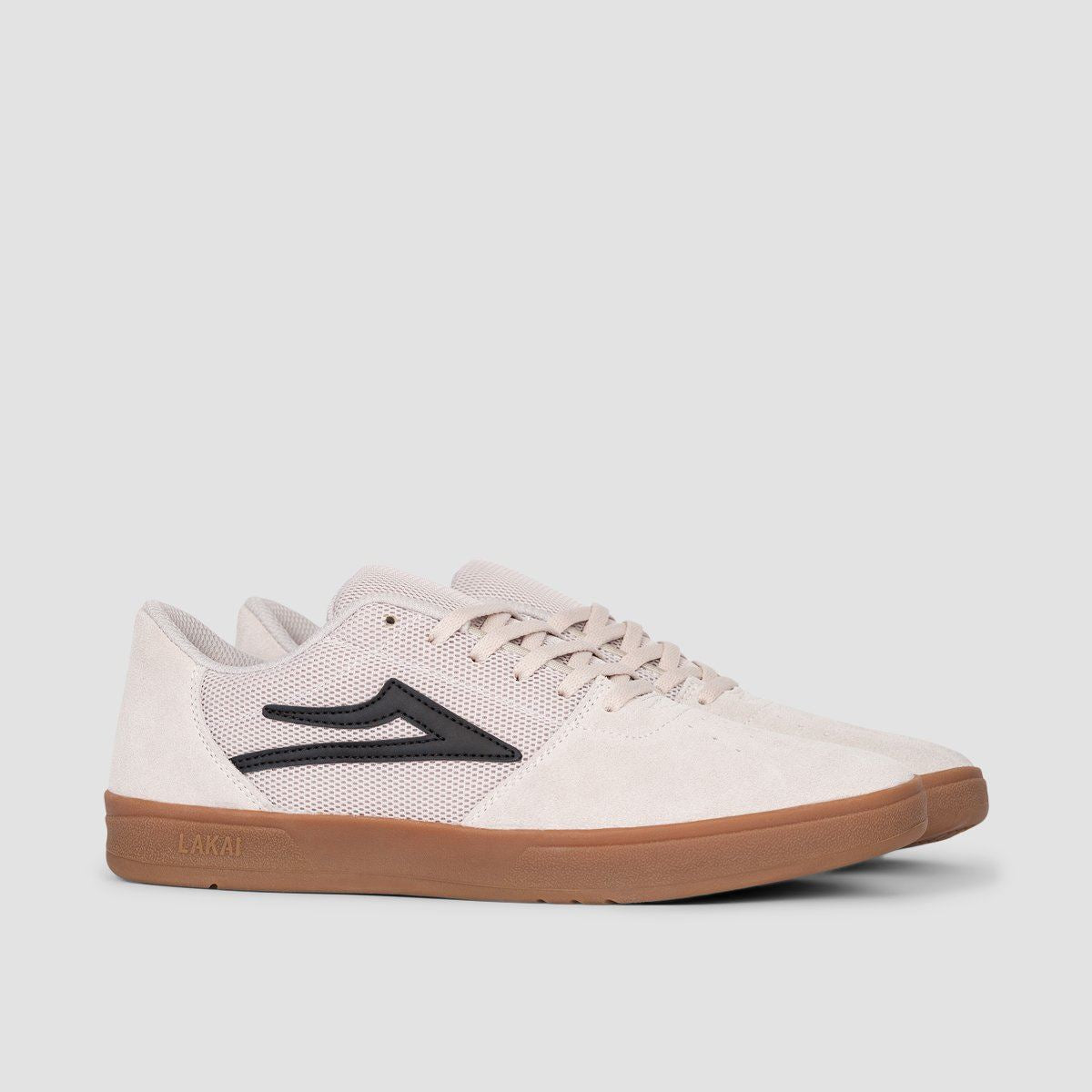 Lakai Brighton Shoes - White/Gum Suede