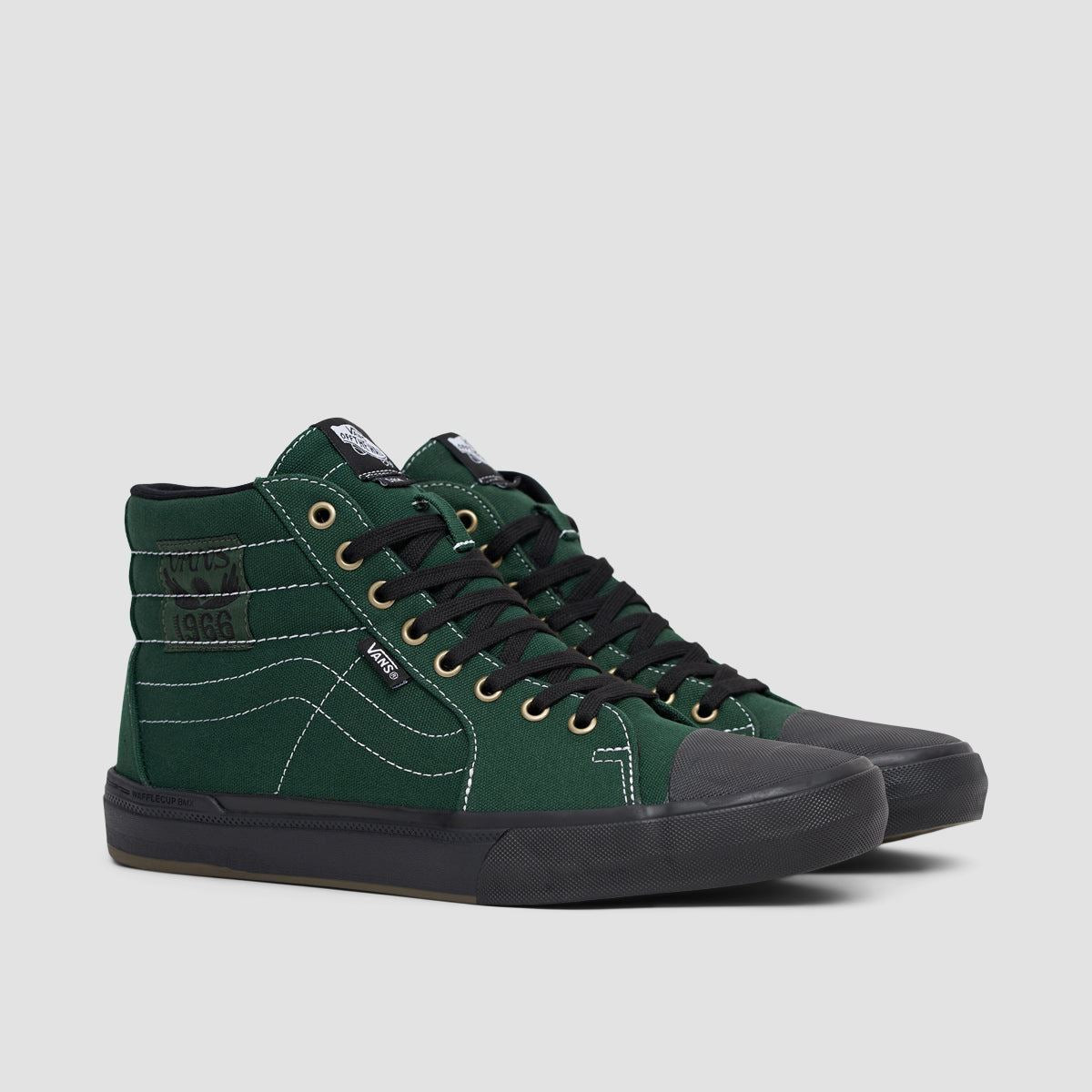 Vans BMX SK8-Hi 238 High Top Shoes - Dakota Roche Green/Black