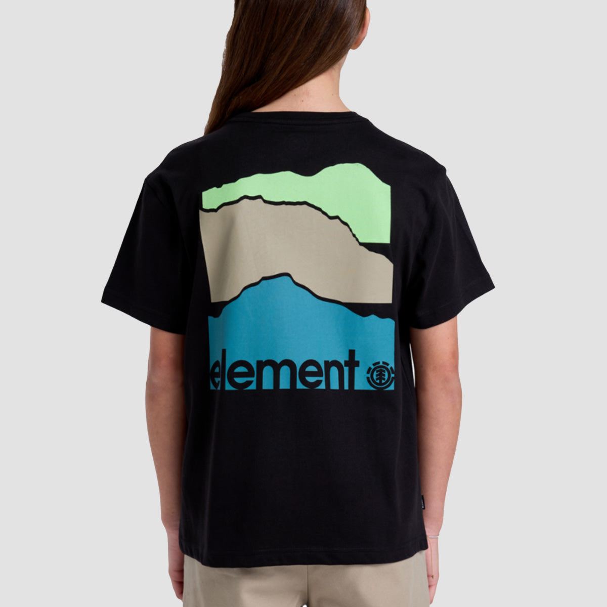 Element 3 Horizons T-Shirt Flint Black - Kids