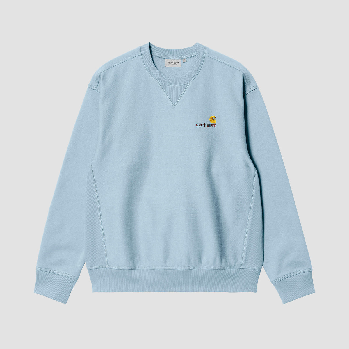 Carhartt WIP American Script Crew Sweat Frosted Blue