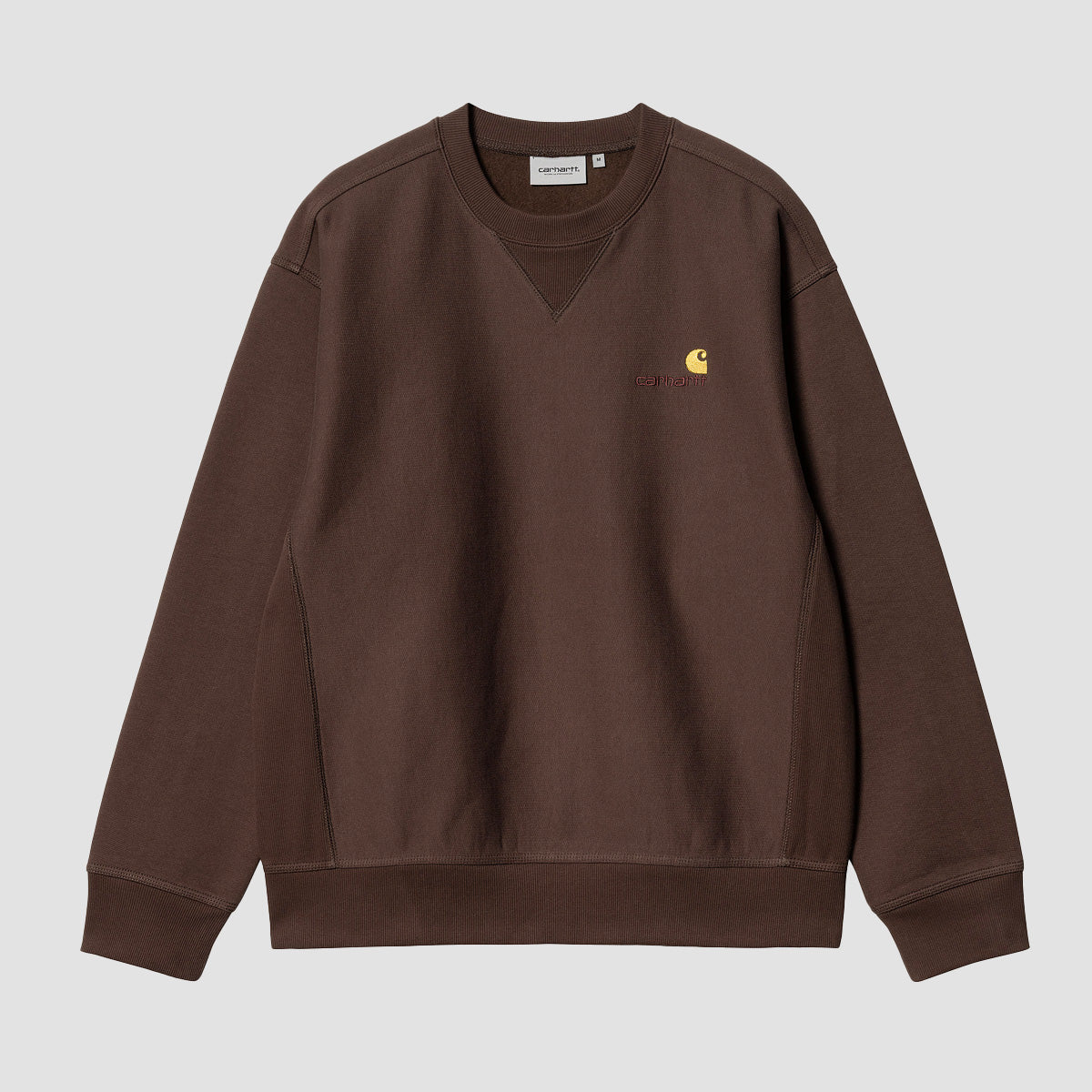 Carhartt WIP American Script Crew Sweat Tobacco