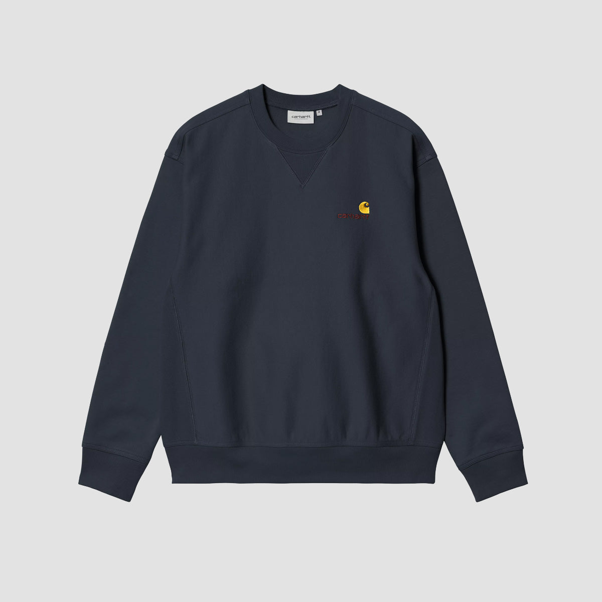Carhartt WIP American Script Crew Sweatshirt Deep Night