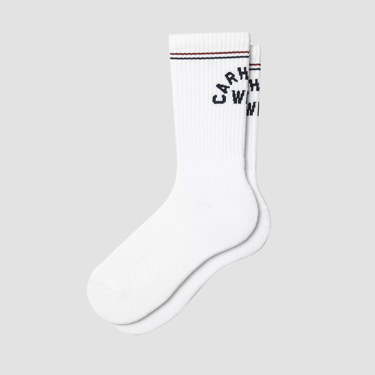 Carhartt WIP Arch Script Socks White/Dark Navy