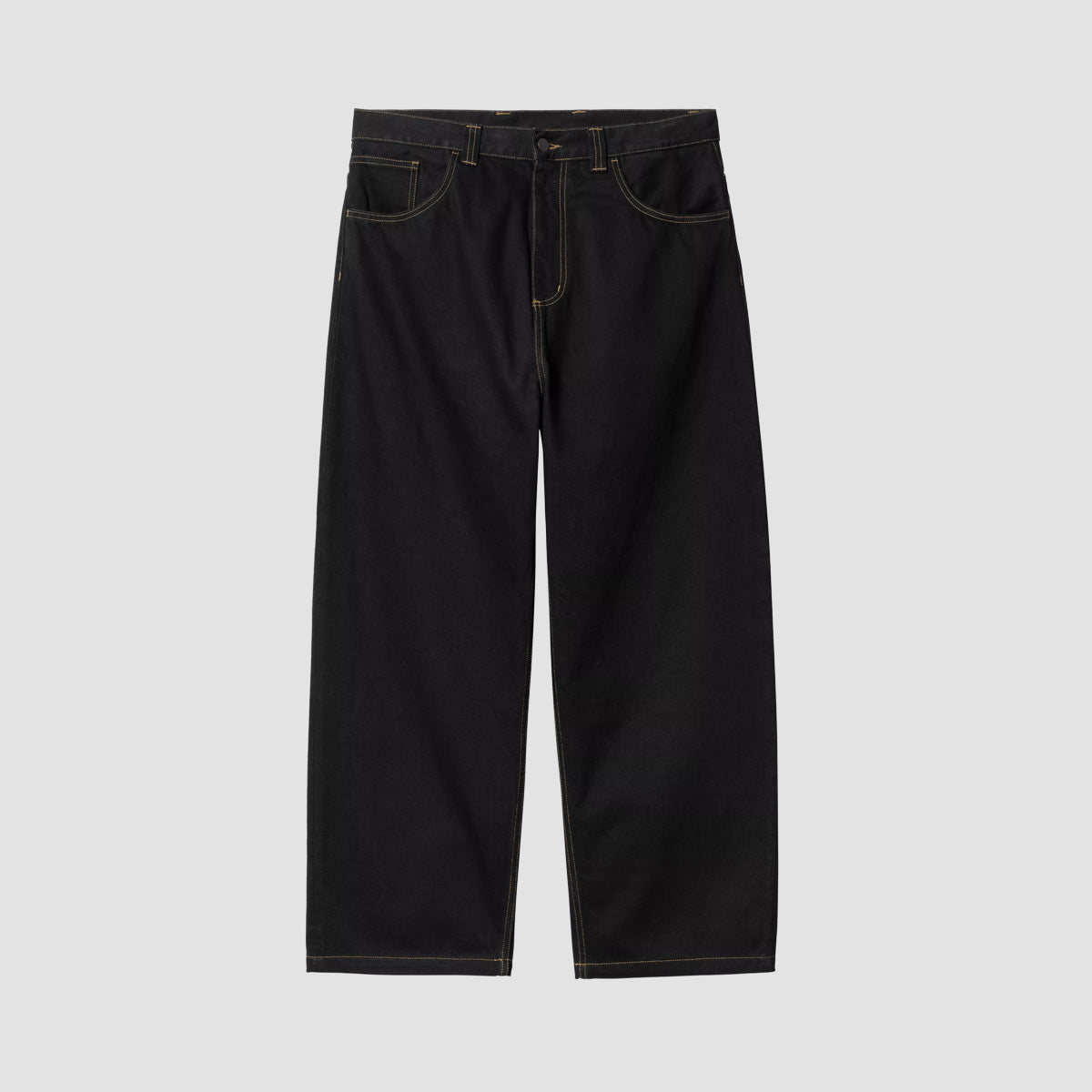 Carhartt WIP Brandon Loose Fit Jeans Black Rinsed