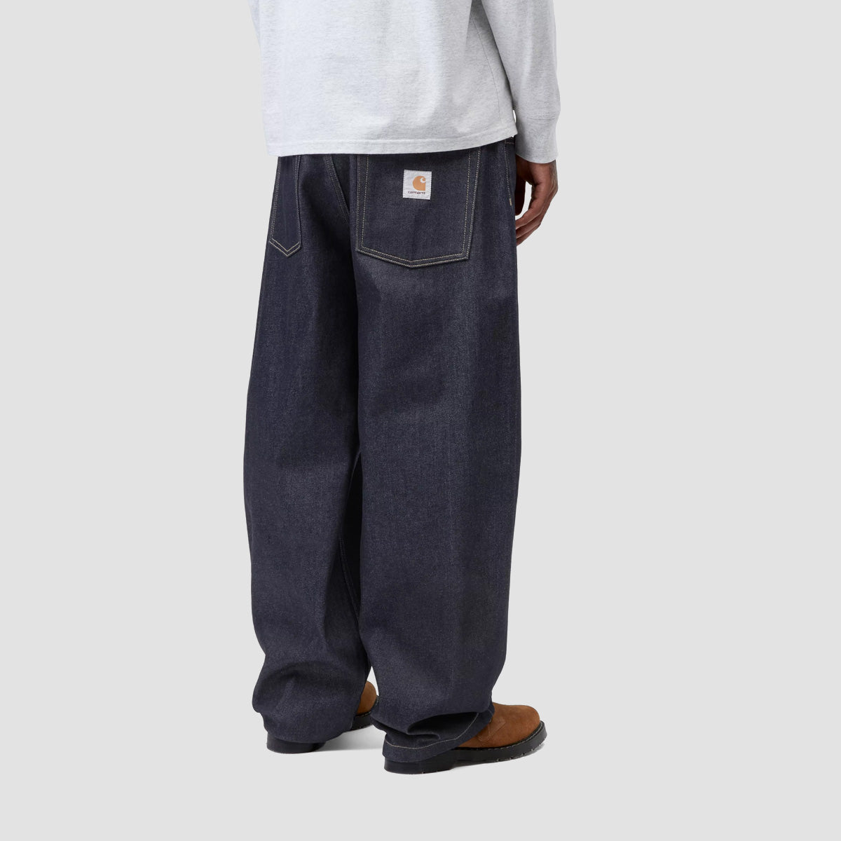 Carhartt WIP Brandon Loose Fit Jeans Blue Rigid