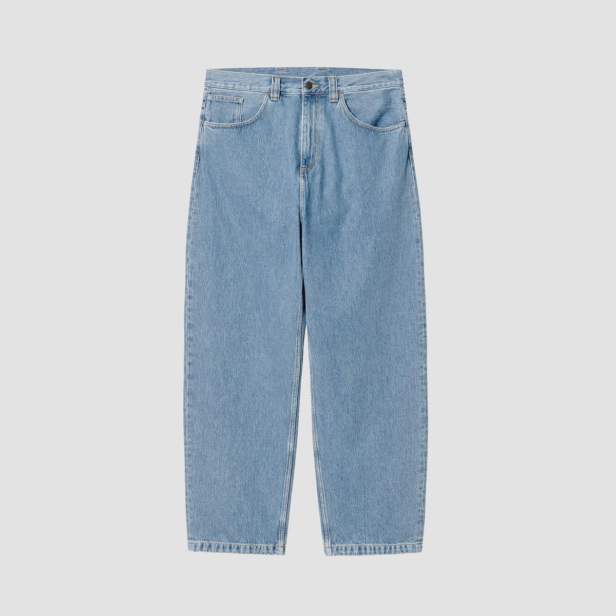 Carhartt WIP Brandon Loose Straight Fit Jeans Blue Stone Bleached
