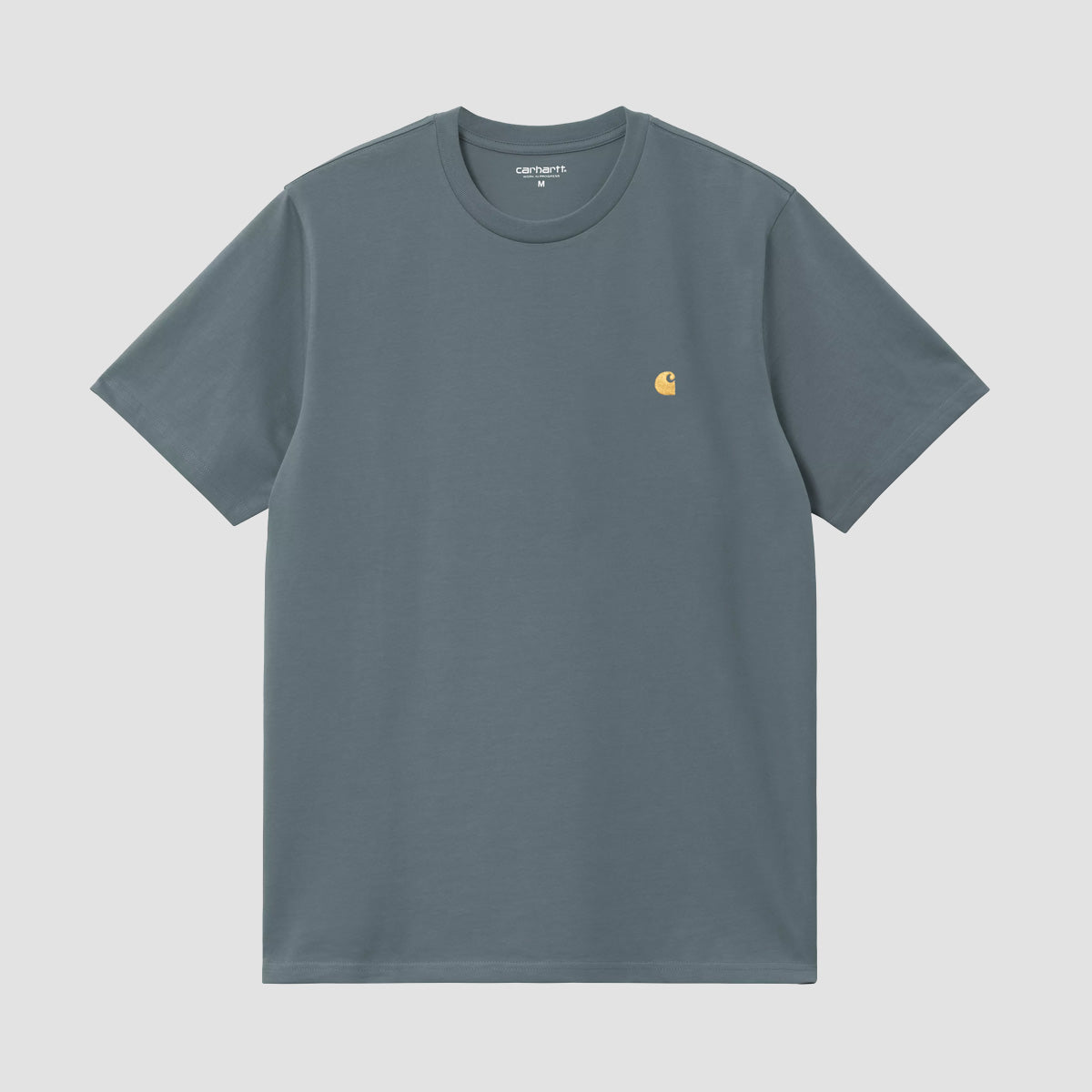 Carhartt WIP Chase T-Shirt Cozy Blue/Gold