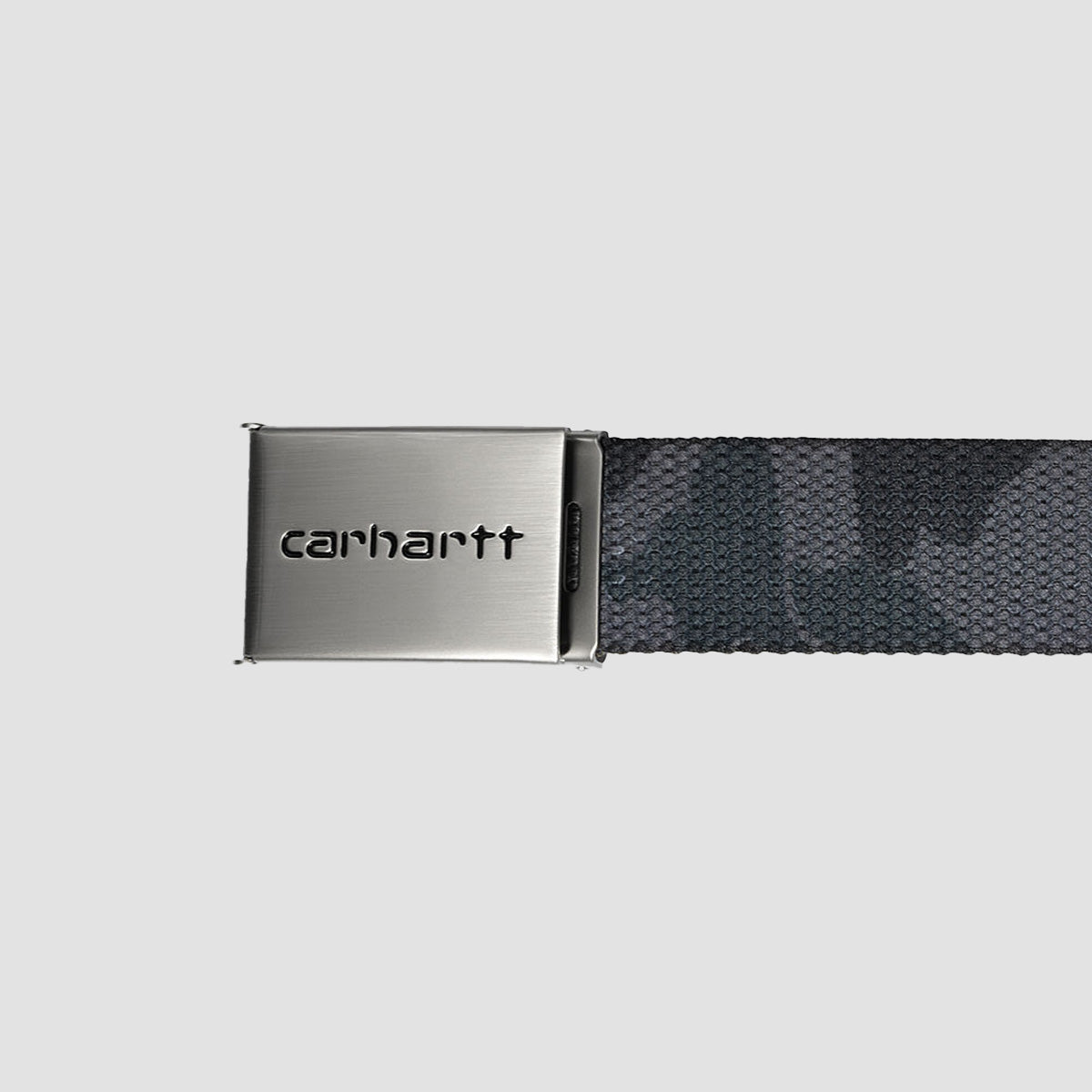 Carhartt WIP Clip Belt Chrome Camo Duck Grey