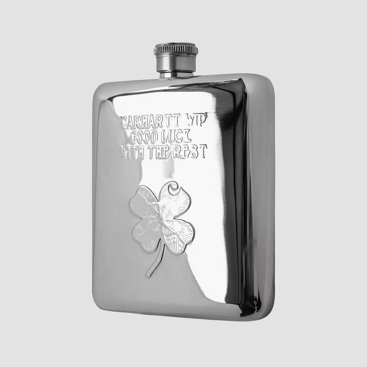 Carhartt WIP Clover Stainless Steel Flask Silver