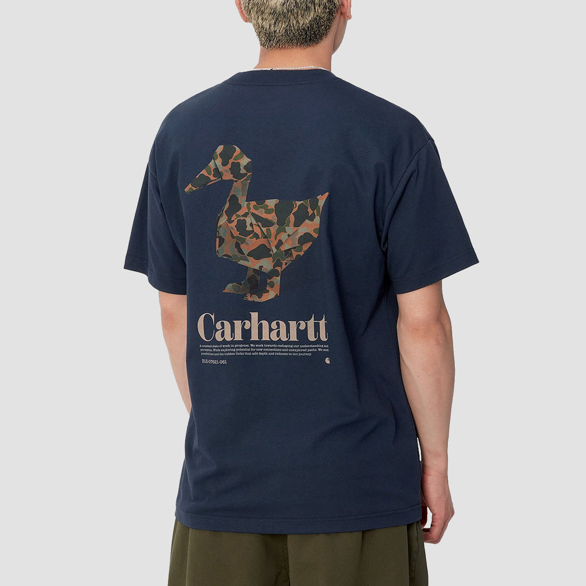 Carhartt WIP Fold Duck T-Shirt Air Force Blue - Main Image