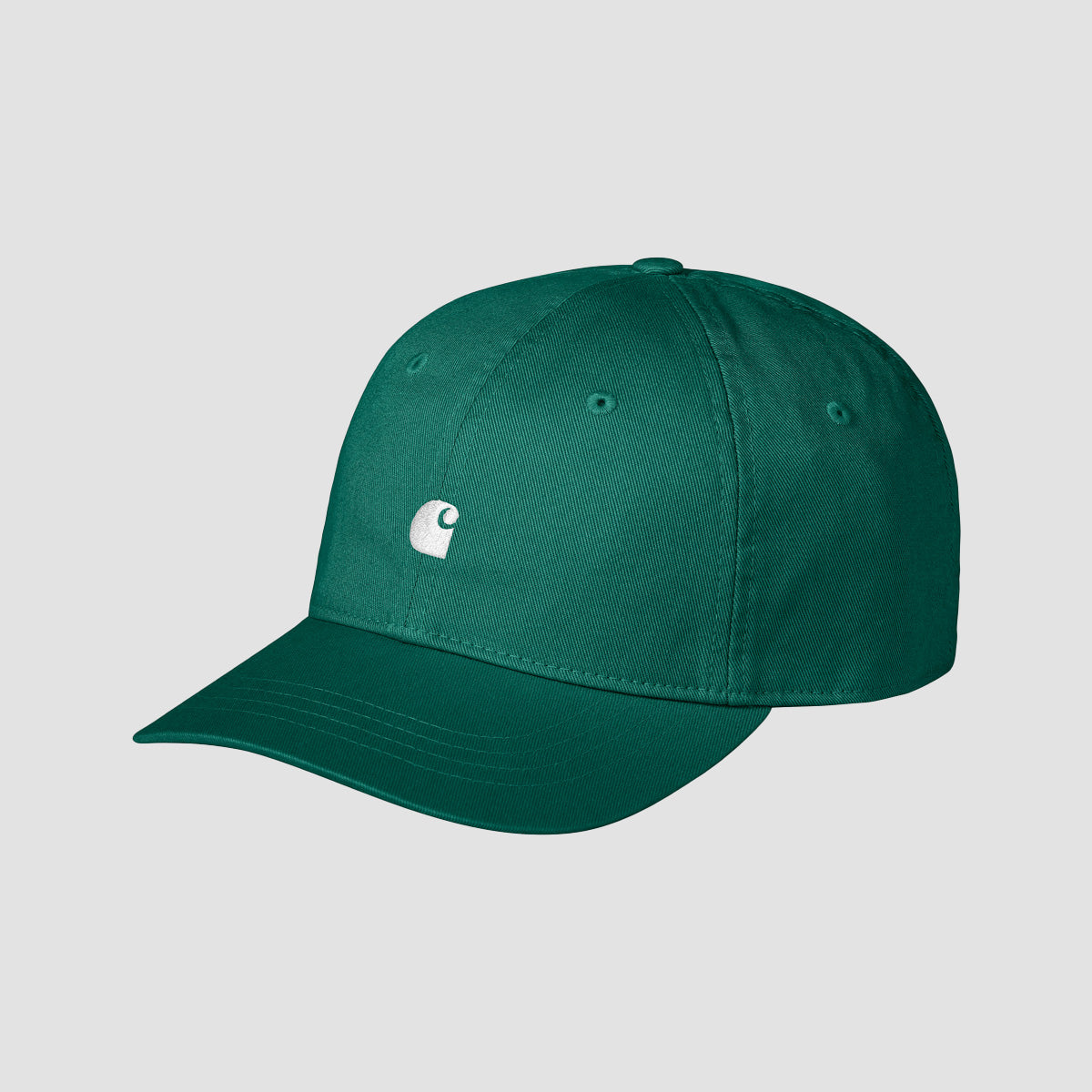 Carhartt WIP Madison Logo Cap Chervil/White - Unisex