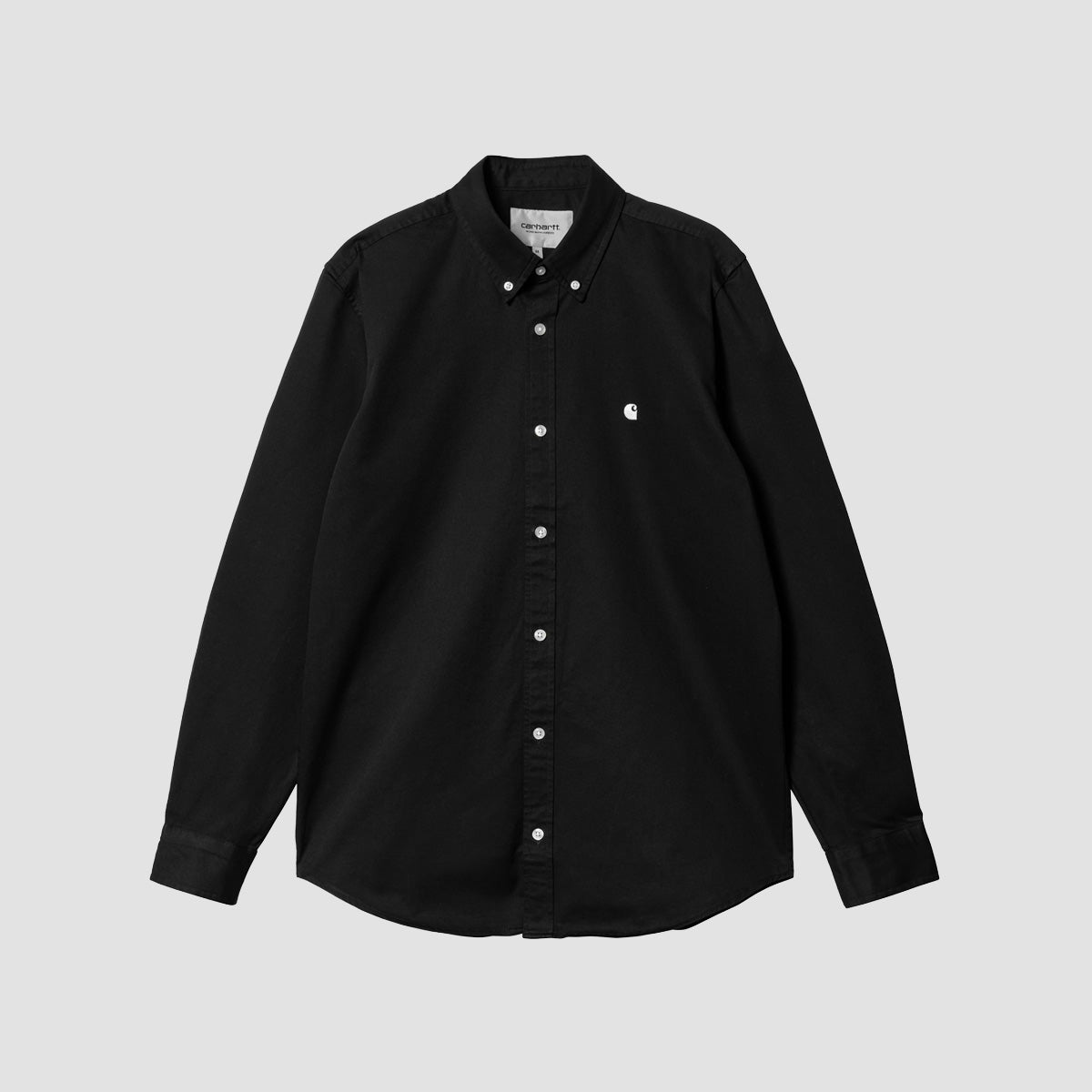 Carhartt WIP Madison Longsleeve Shirt Black/White