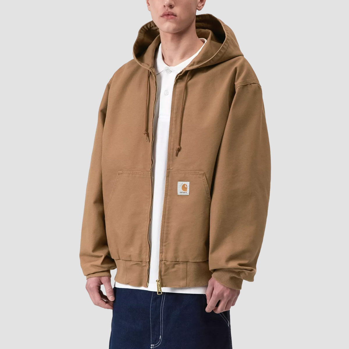 Carhartt WIP OG Active Jacket Hamilton Brown Rinsed Canvas