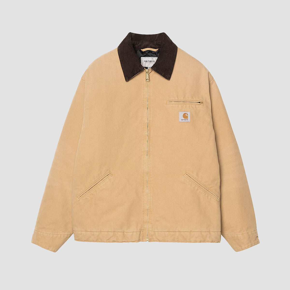 Carhartt WIP OG Detroit Jacket WIP Dusty H/Tobacco Stone Canvas