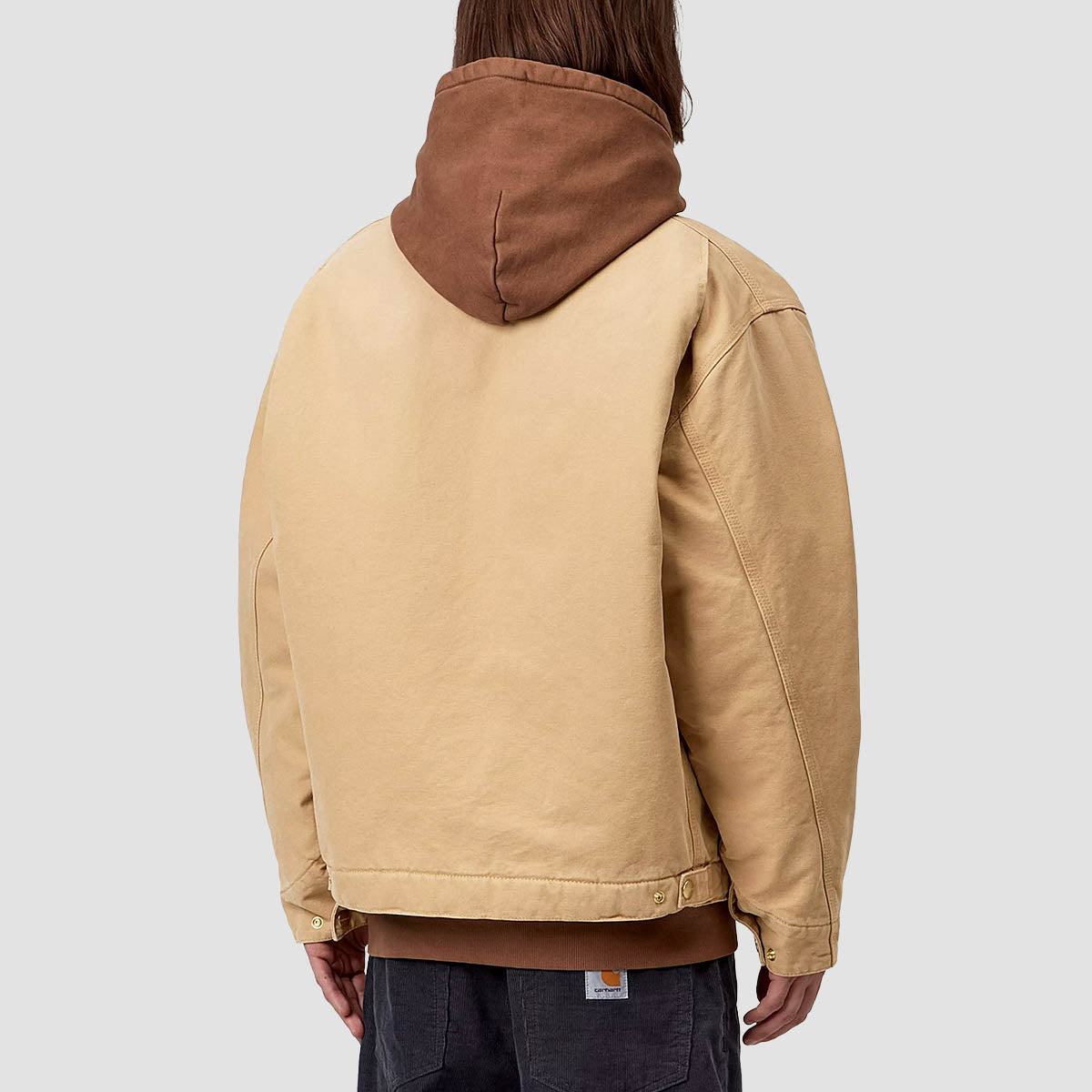 Carhartt WIP OG Detroit Jacket WIP Dusty H/Tobacco Stone Canvas