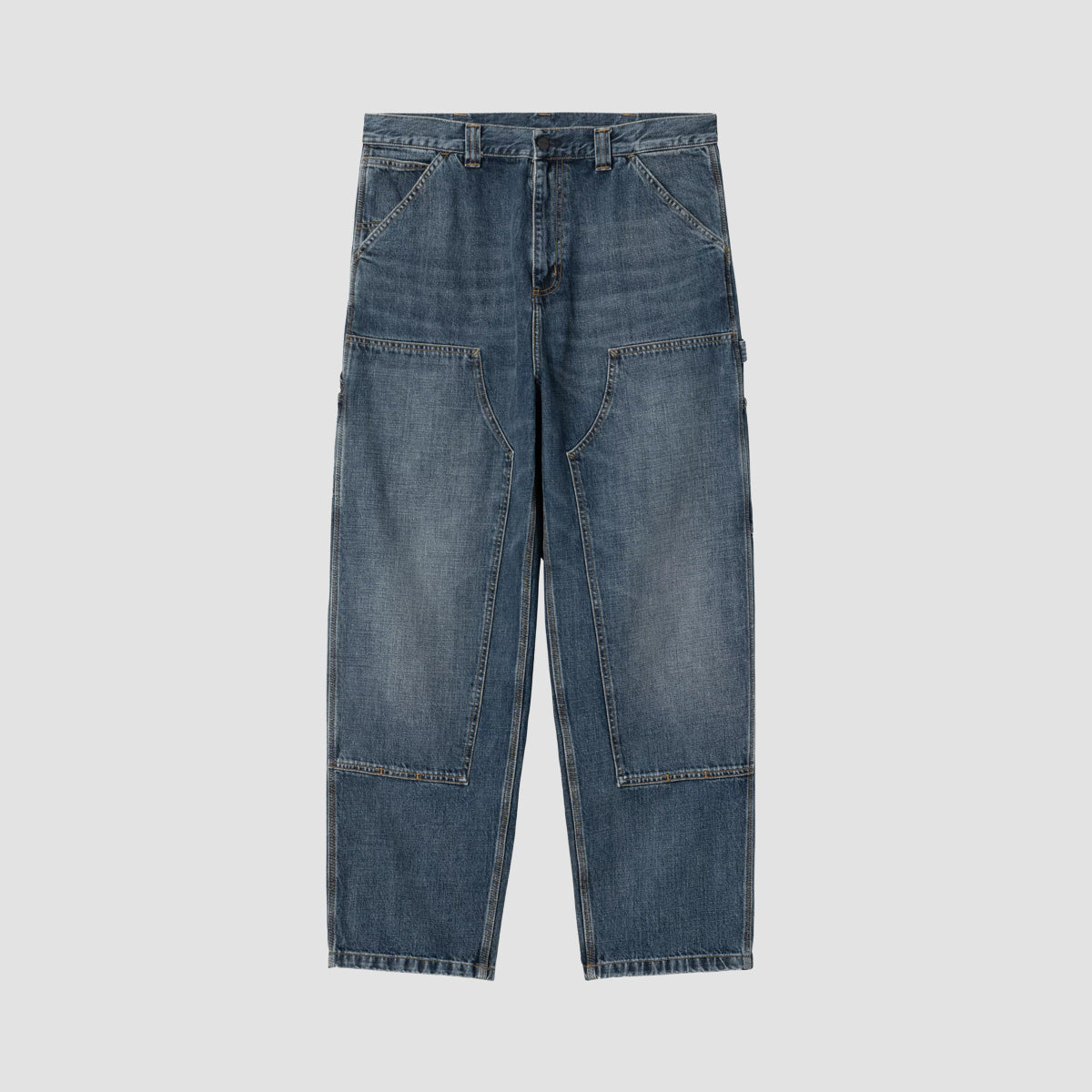 Carhartt WIP OG Double Knee Loose Fit Jeans Blue Dark Used Wash